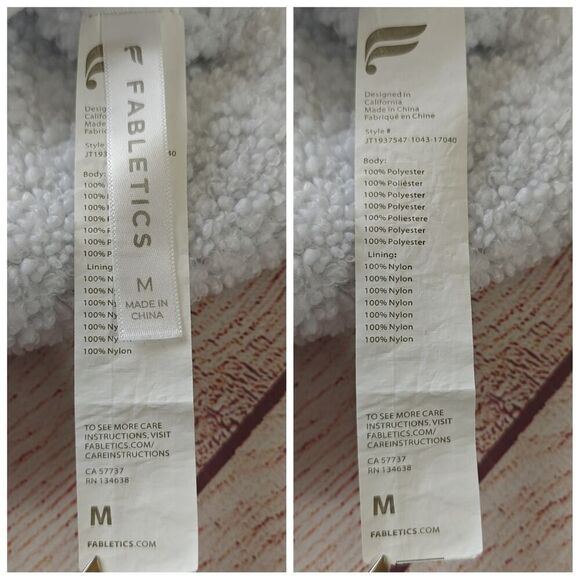 Fabletics Reversible Cher Polar Fleece Jacket sz M - Picture 12 of 13